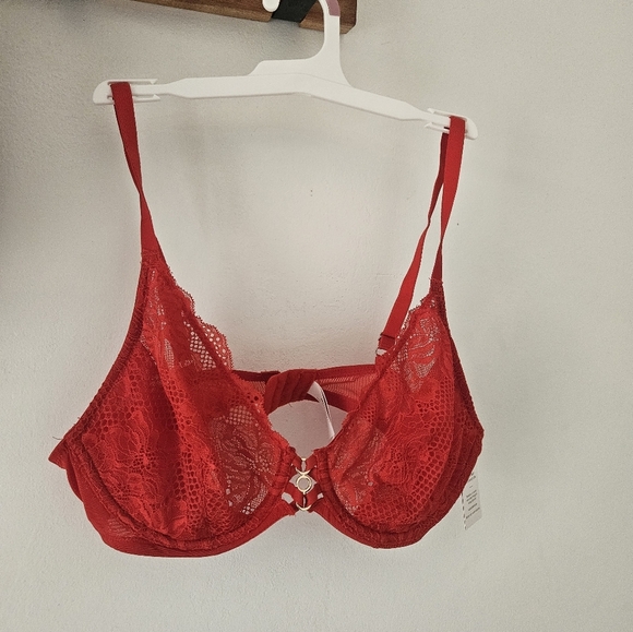 Women's Fishnet Lace Unlined Bra - Auden Size 38B - Picture 4 of 6